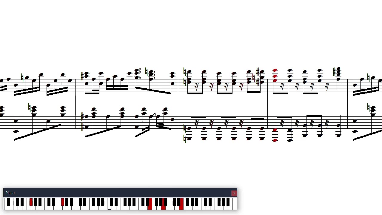[NWC] ouroboros -twin stroke of the end- (piano)