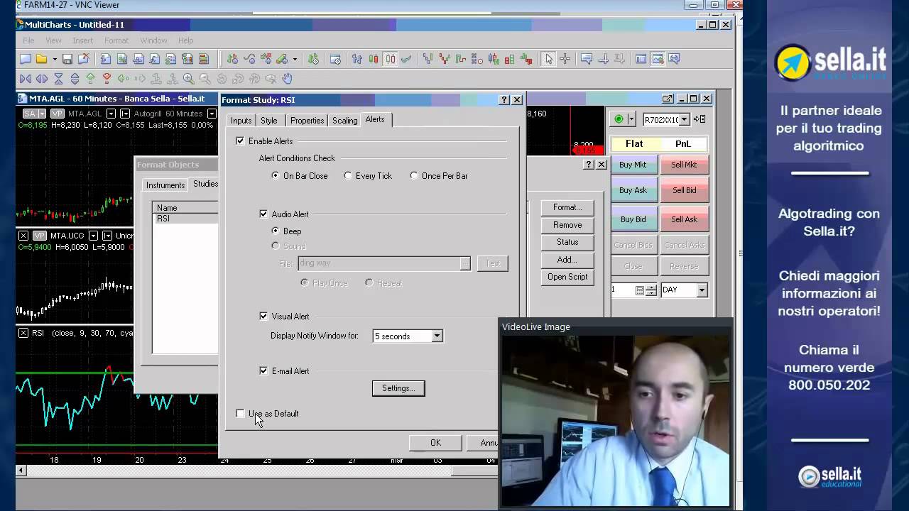 Webinar TOL | MultiCharts: conoscere le principali funzionalità