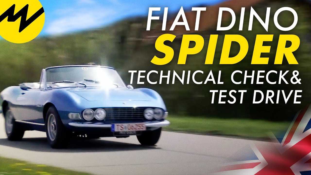 Fiat Dino Spider technical check and test drive | Motorvision International