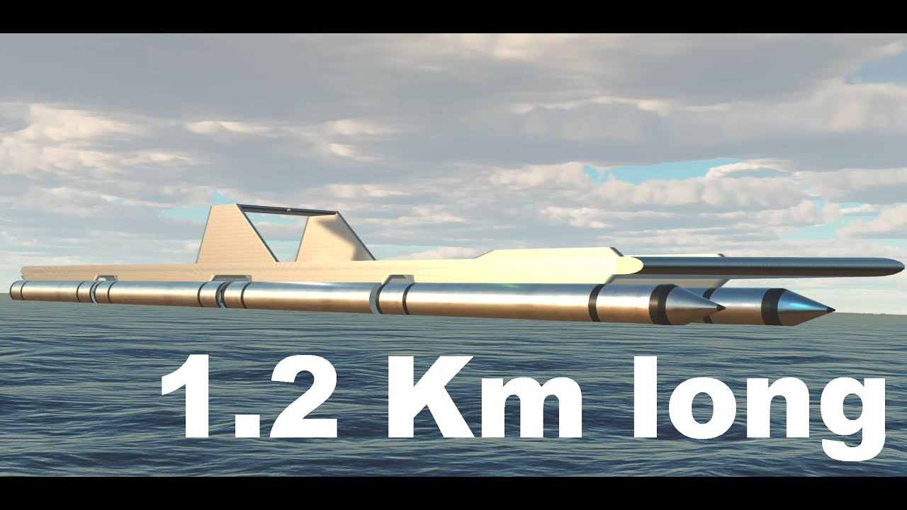 Presenting the Atlantis Supreme a 1.2 Km long Aircraft carrier | Kerbal Space Program