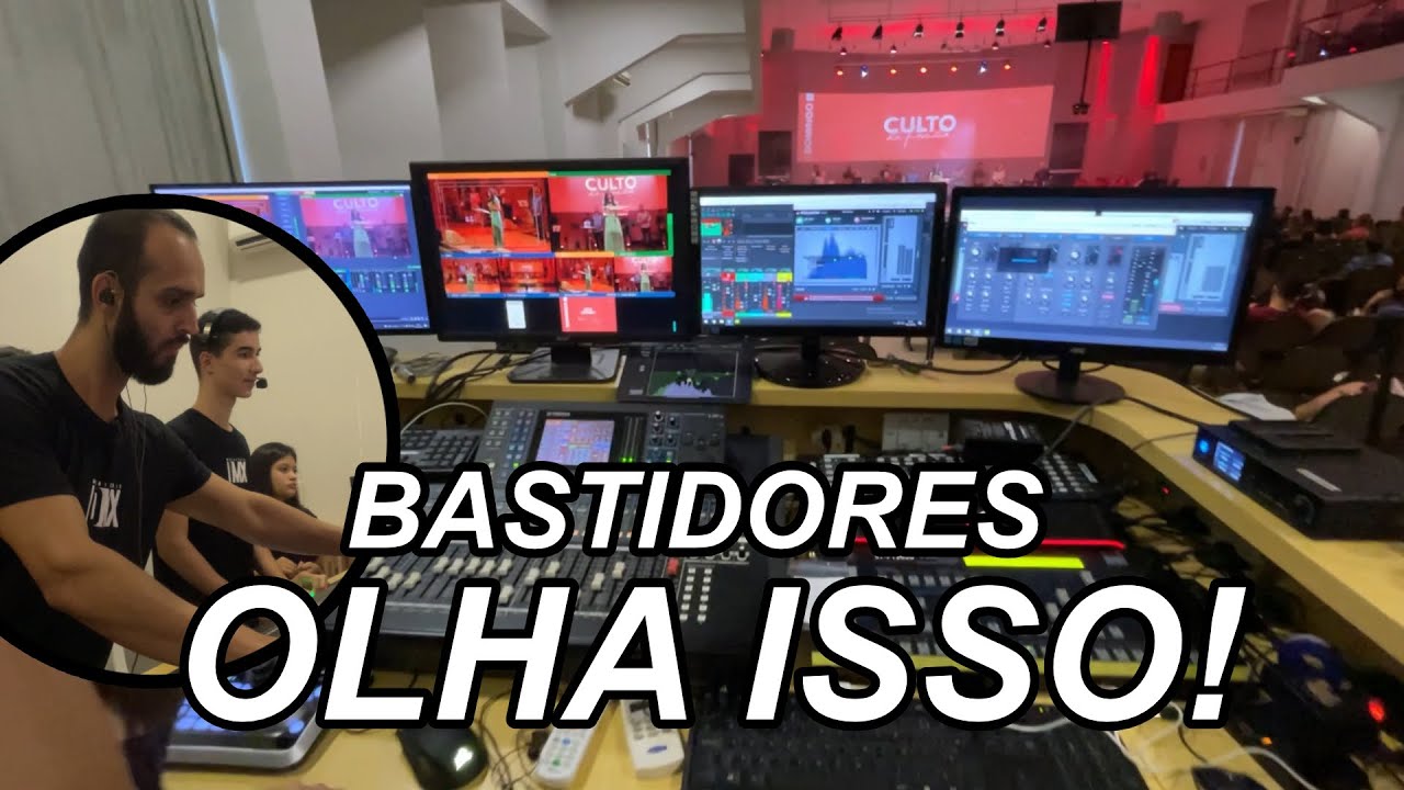 BASTIDORES DE UM CULTO ESPECIAL NA IGREJA - @CriaçãoTática