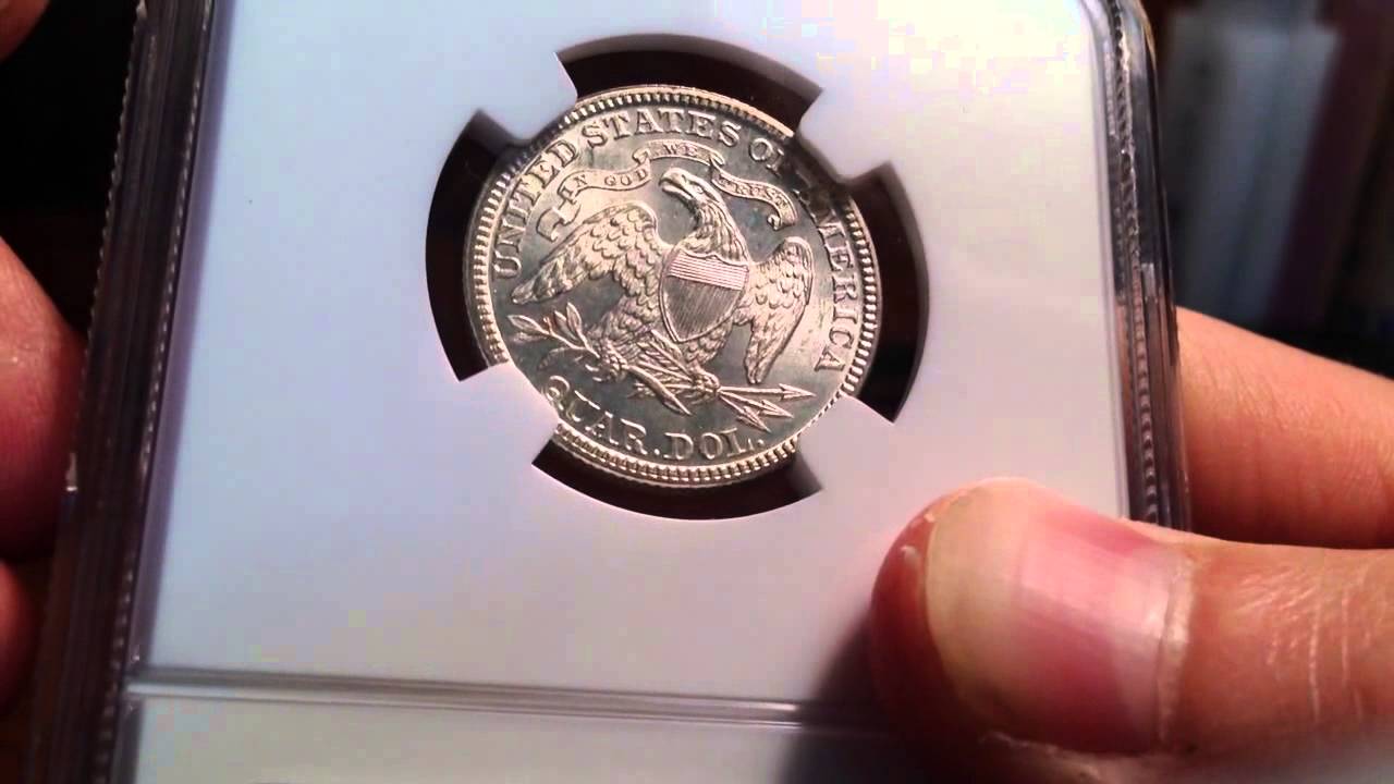 MS Seated Liberty Quarter