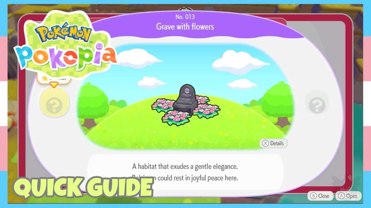 How To Create/Make A Grave With Flowers Habitat In Pokemon Pokopia | Quick Guide