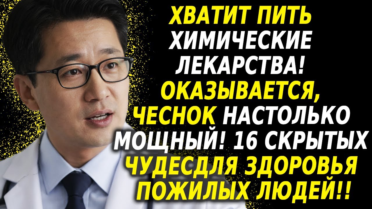 Хватит химии! Чеснок и его 16 удивительных свойств для здоровья пожилых