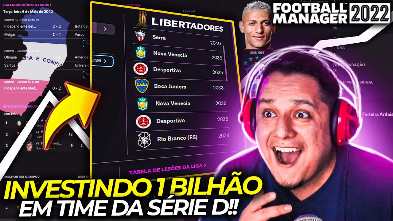 Investi 1 BILHÃO no FUTEBOL CAPIXABA!! O Projeto VINGOU?!  FM 22 EXPERIMENTO!!