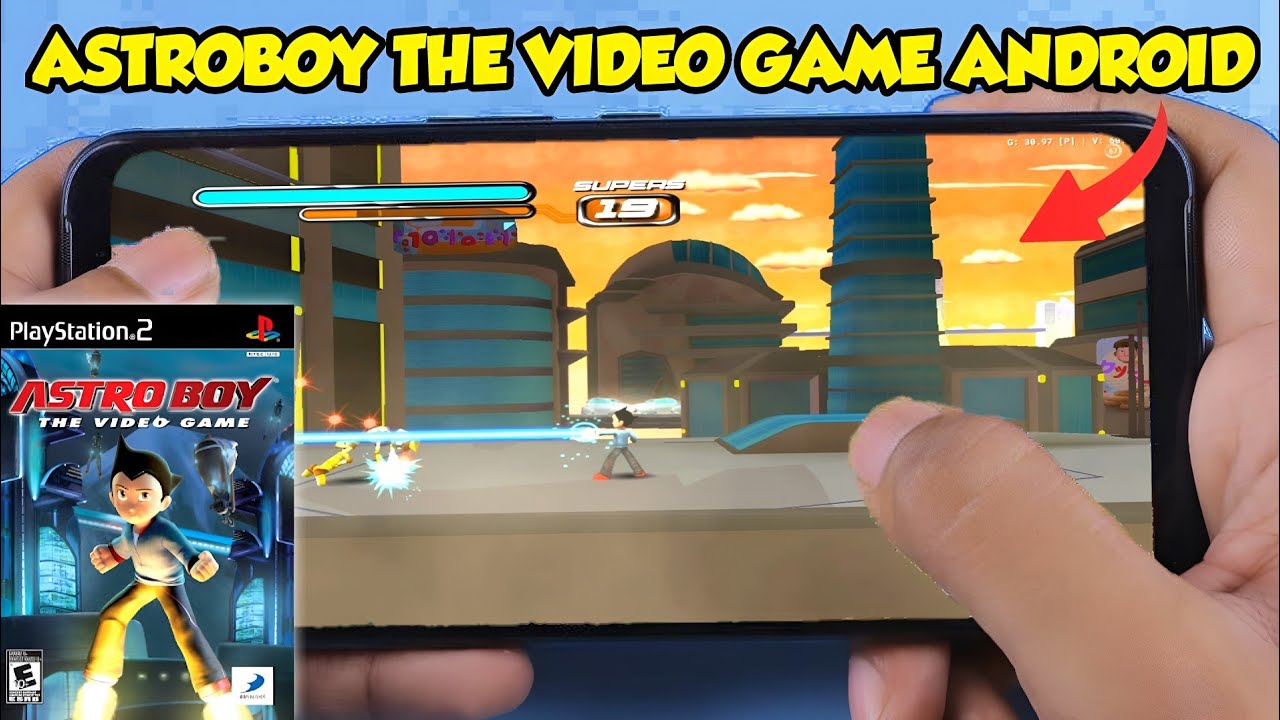 AstroBoy The Video Game PS2 Android Gameplay (AetherSX2 - PS2 emulator for android)