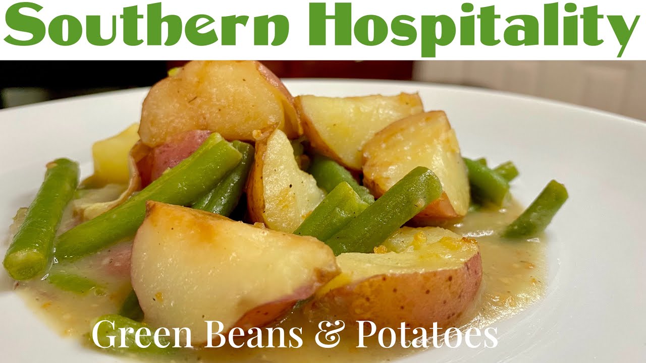 How To Make Southern Style Green Beans And Potatoes | Green Beans and Potatoes Recipe Video