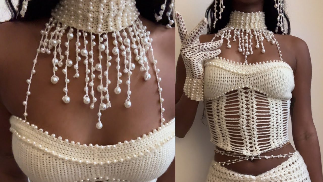 How To Crochet Beaded Choker Necklace