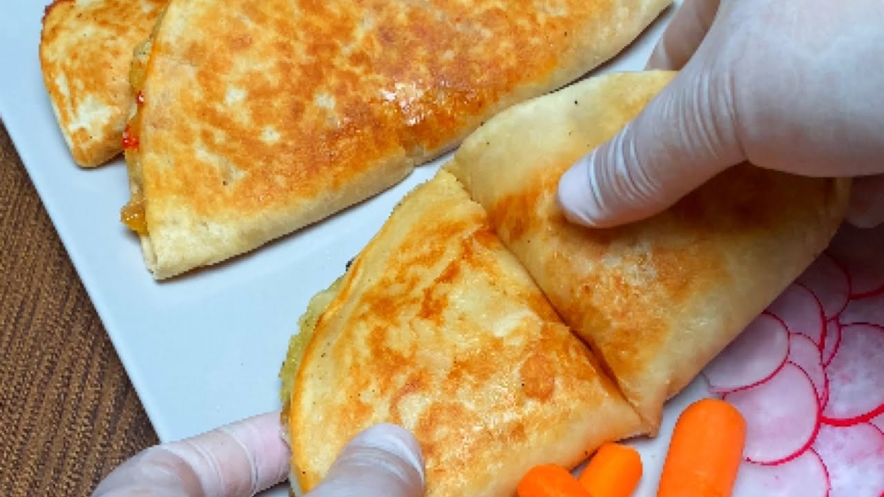 عندكم بطاطس لازم تجربوا ألذ وأسرع أكلة لفطار او عشا 👌😋