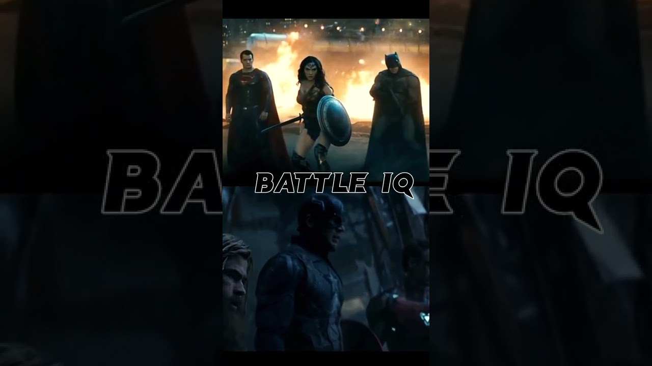 THE TRINITY VS THE BIG THREE || #marvel #shorts #shortvideo #dc