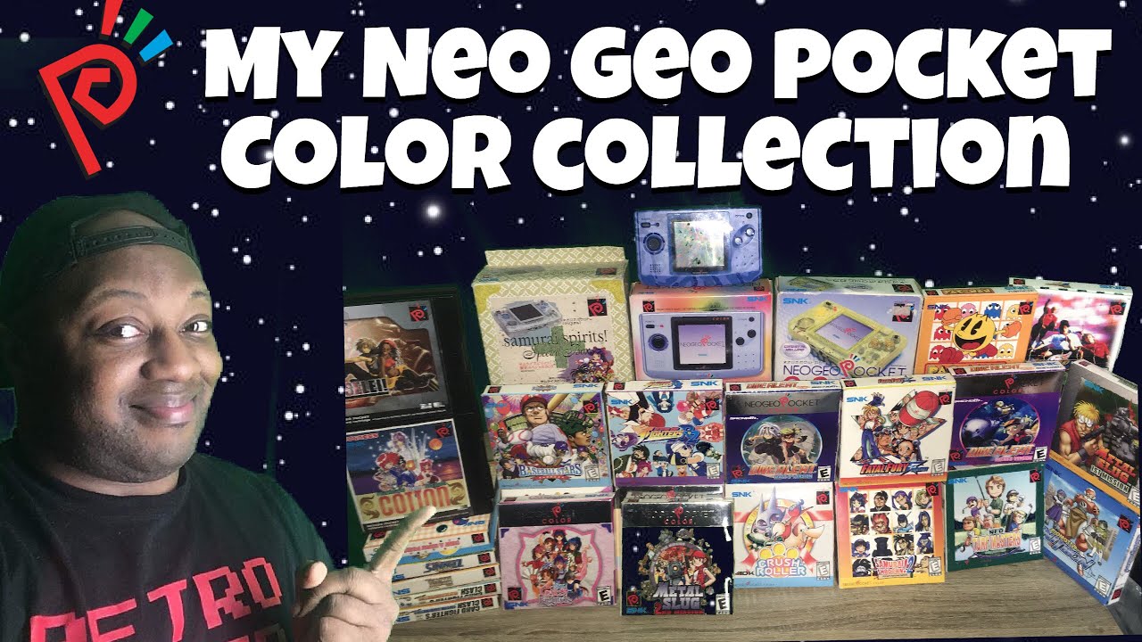 Моя коллекция цветных игр Neo Geo Pocket