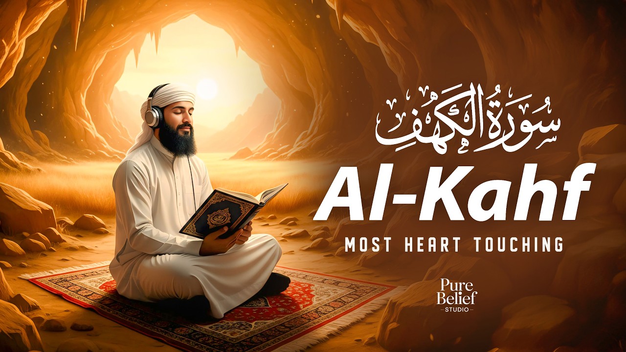 SURAH AL KAHF سورة الكهف | BEAUTIFUL HEART SOOTHING RECITATION TO CALM YOUR HEART #surahkahf