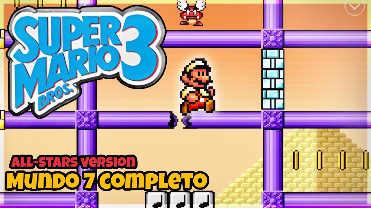 Super Mario Bros. 3 | Ho ho! | Mundo 7 completo Ludwig von Koopa