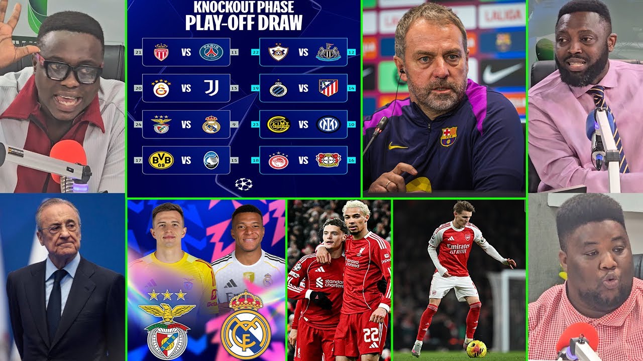CHELSEA FEARED BY MADRID/PSG CUZ..UCL DRAW ANALYSIS, BARCELONA CALMS 2 PLAYERS..LIVERPOOL, AND ISSUE