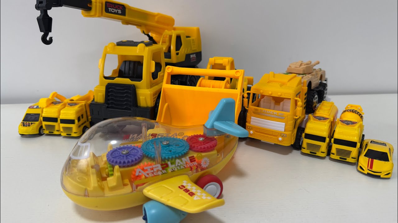 ASMR Satisfying Toy Play | Yellow Toys, Planes & Cars 🚗✈️
