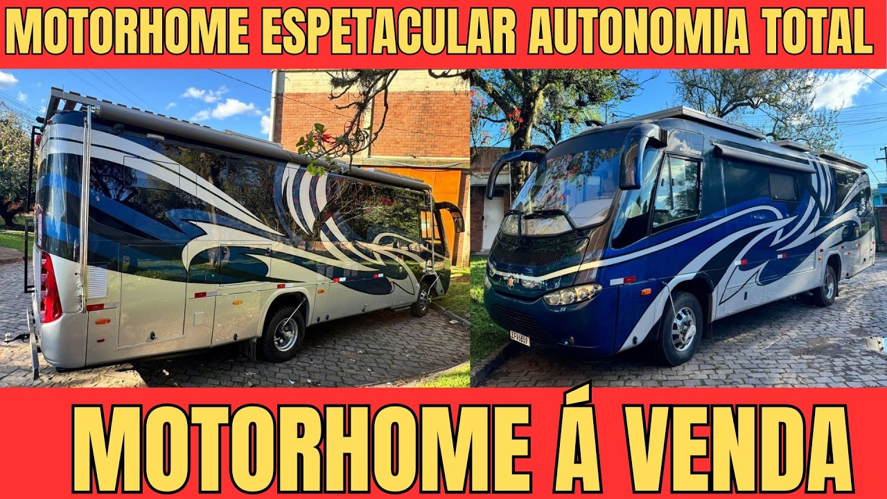 MOTORHOME ESPETACULAR QUE PODE SER SEU A VENDA