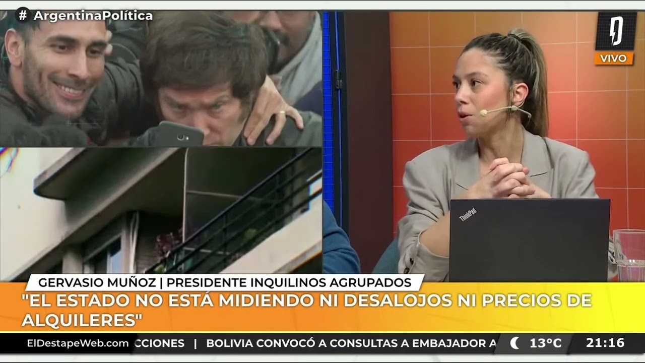 Entrevista Gervasio Muñoz sobre la situación de los inquilinos en Argentina