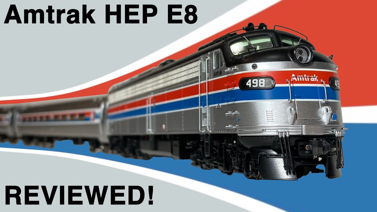 Rapido Trains' Amtrak HEP E8 Reviewed!