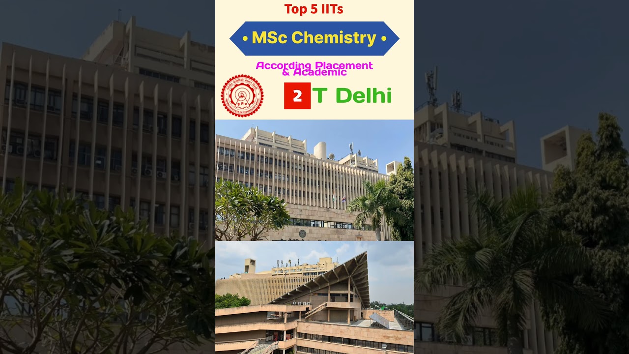 Top 5 IITs for MSc Chemistry | top iits for MSc placement #topiits