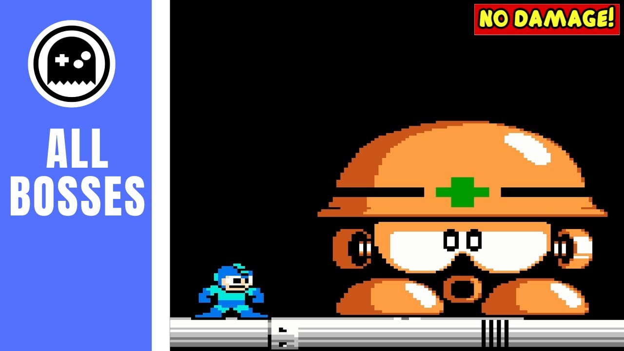Mega Man 4 (NES) - All Bosses - (No Damage)
