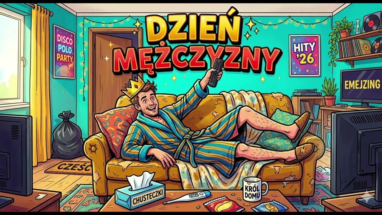 EMEJZING - DZIEŃ MĘŻCZYZNY Piosenka na Dzień Mężczyzny! Śmieszne życzenia dla chłopaka 😂👑#discopolo