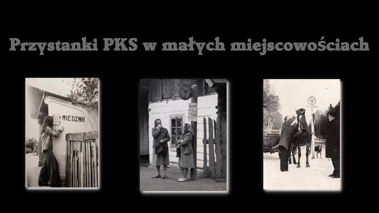 Przystanki PKS w małych miejscowościach.