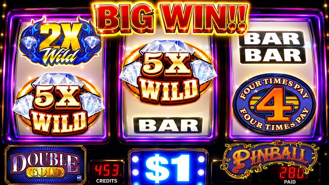 БАБАХ! Выигрыш с множителем 25x! 4 Times Pay + Double Gold + Triple Double Gems + слоты Pinball и...