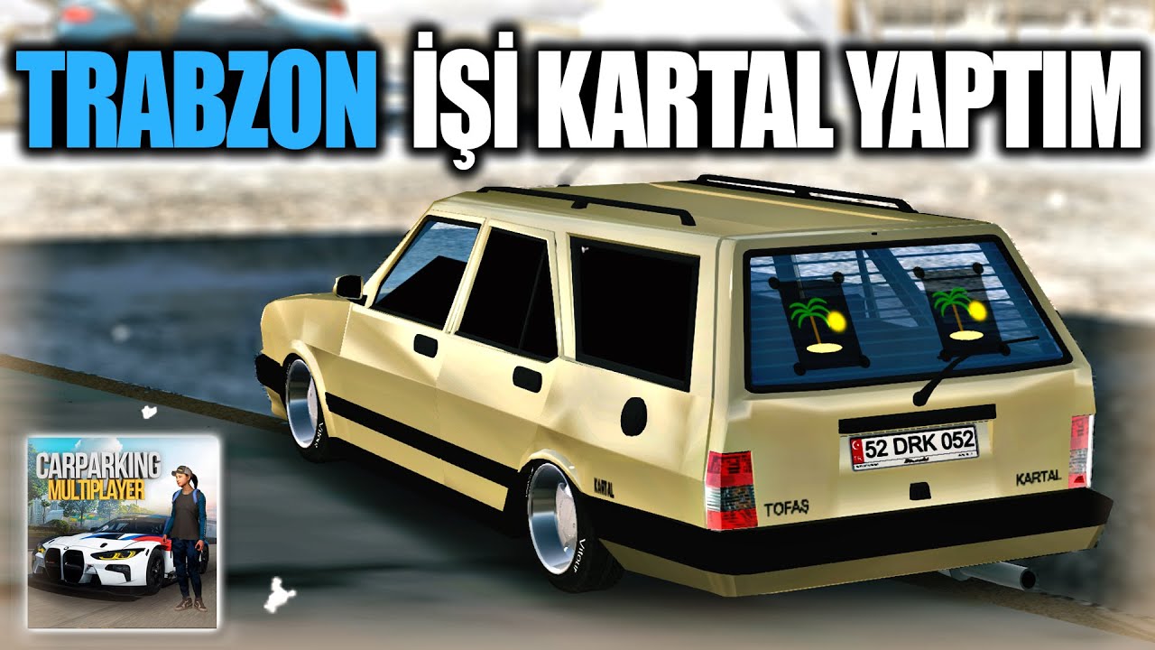 PALMİYE PERDELİ KARTAL ÇİZDİM! | Car Parking Multiplayer 1