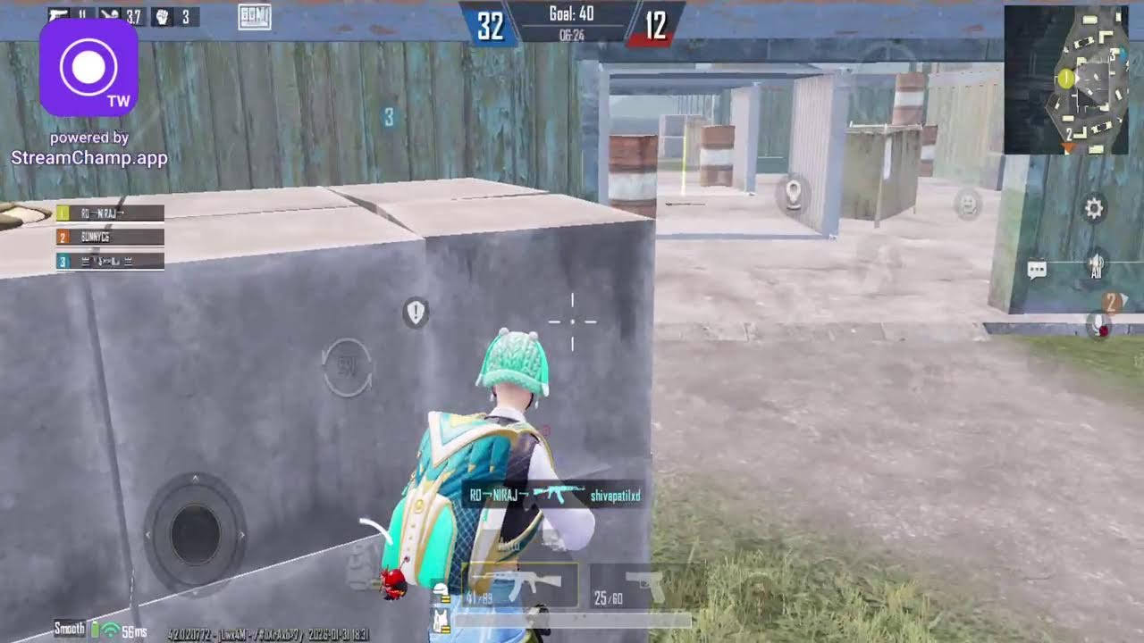 Bgmi gameplay I phone 13 60fps