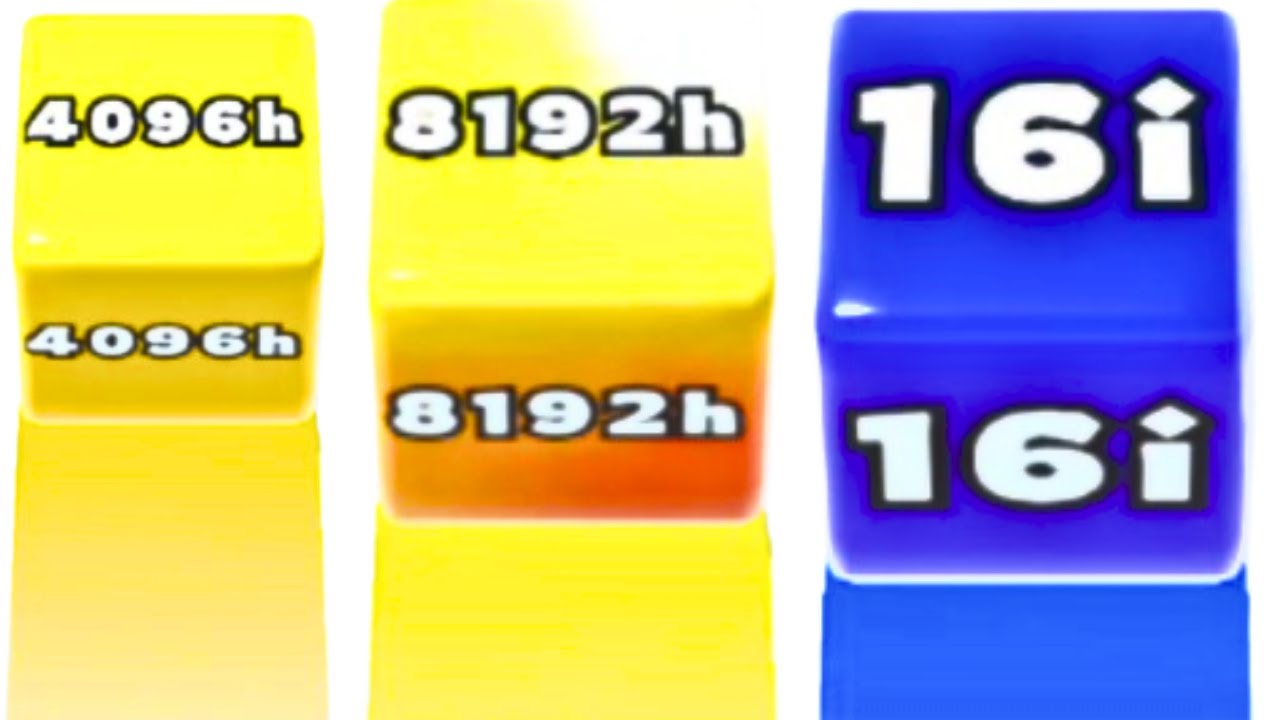 🏆Unseen Score! Jelly Run 2048 Normal Mode [4096h, 8192h, 16i] vs Jelly Tube Run 2048 16B 😎👍