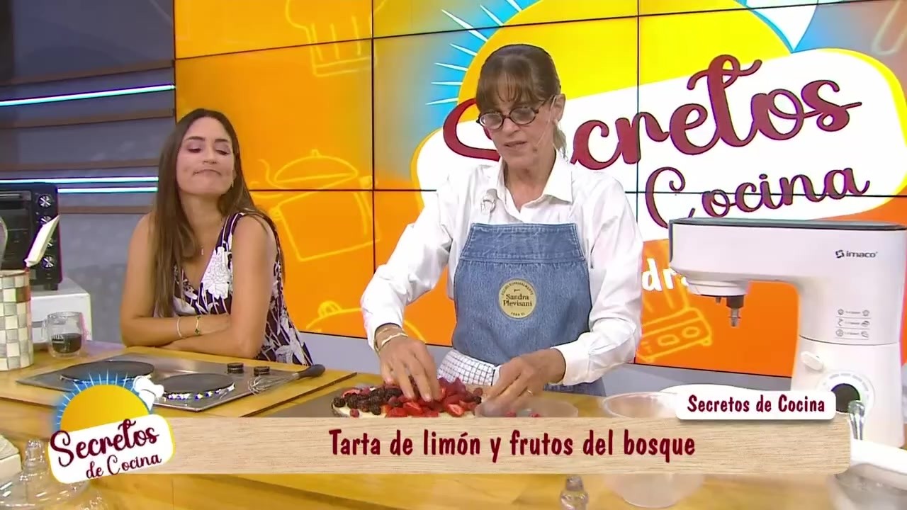 Sandra Plevisani revela el secreto para preparar una deliciosa tarta de limón y frutos del bosque