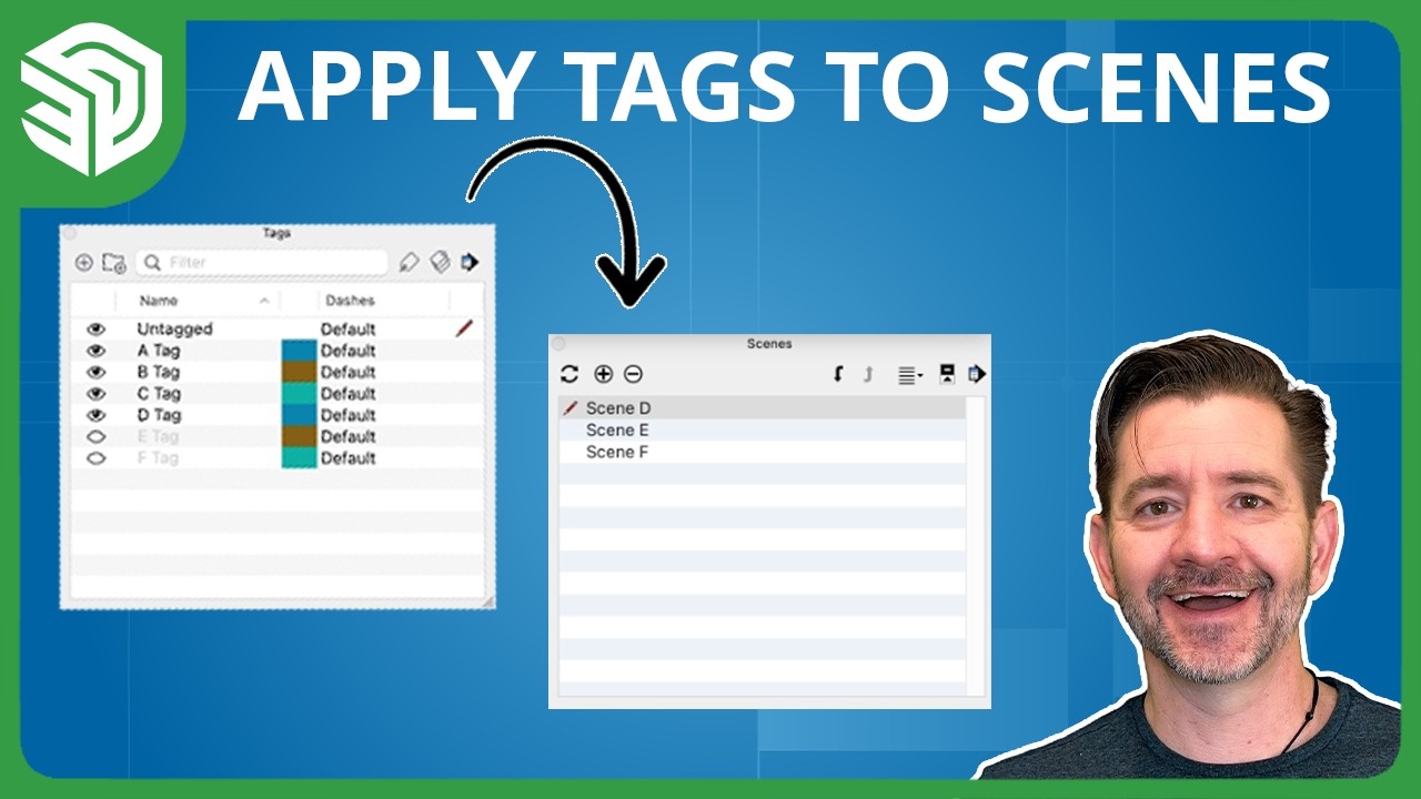 Simple Scene Update with Apply Tags to Scenes