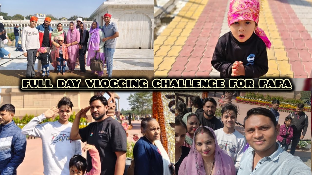 Full Day Vlogging Challange For Papa❤️||Hitesh Vlogs|| #youtube #ytstudio #ytshorts #viralvlogs 