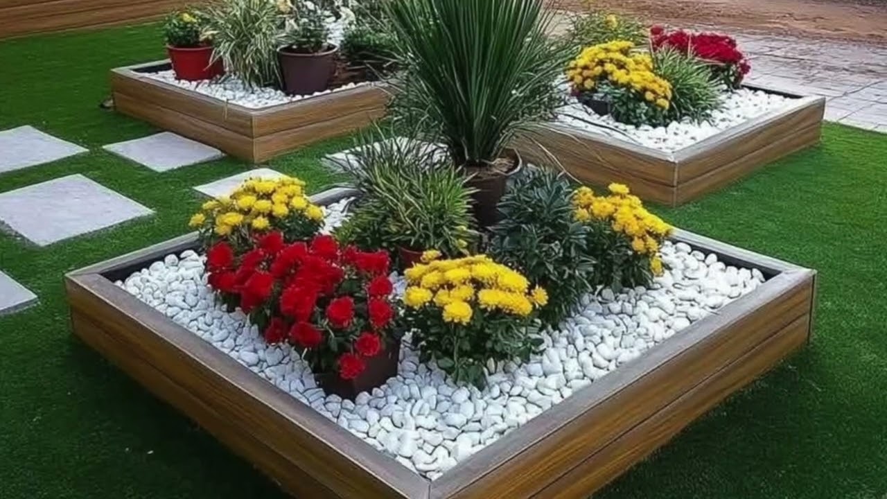 Ciottoli e arredo giardino