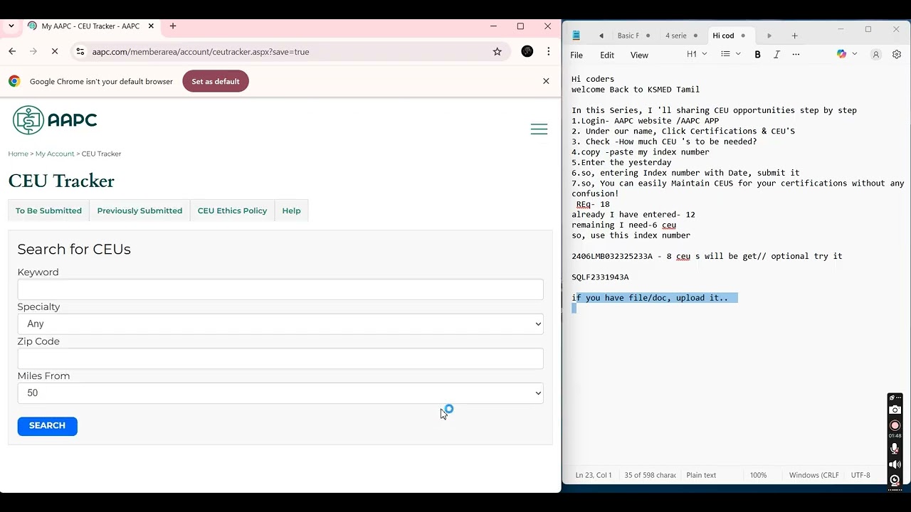 How to Earn CEUs for Medical Coding | Free CEU Credits Online - 2 CEU'S Added? how??
