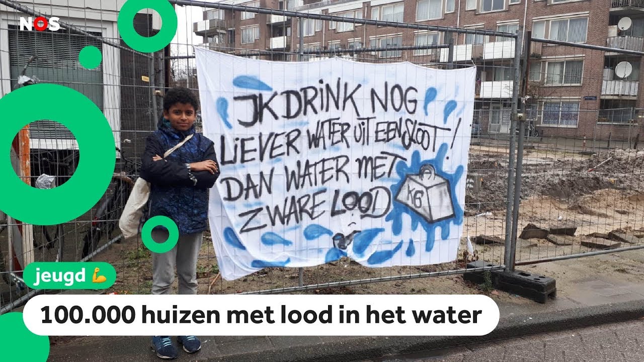 Laslo drinkt geen water uit de kraan, want dat is ongezond