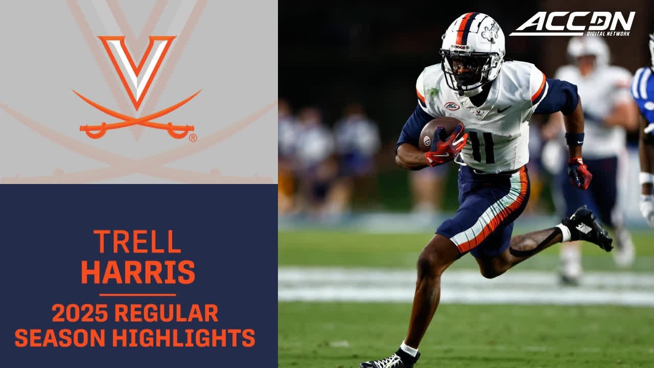 Trell Harris 2025 Regular Season Highlights | Virginia WR