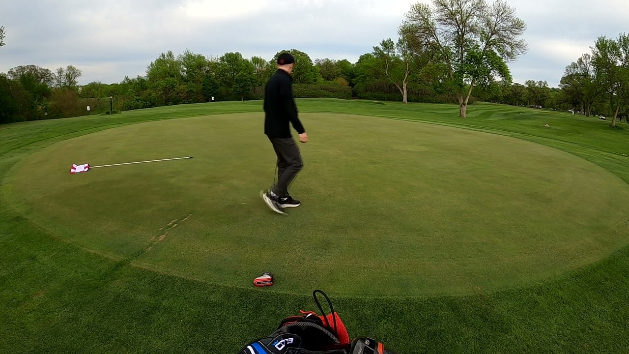 First round with the new irons.  Cobra T-Rails.  I narrate the round as well.