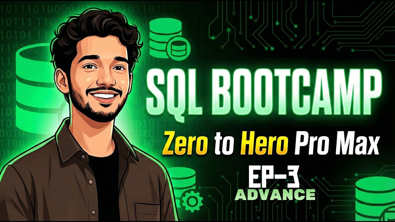 Complete SQL Bootcamp 2026 | Episode 3: ADVANCE, JOINS