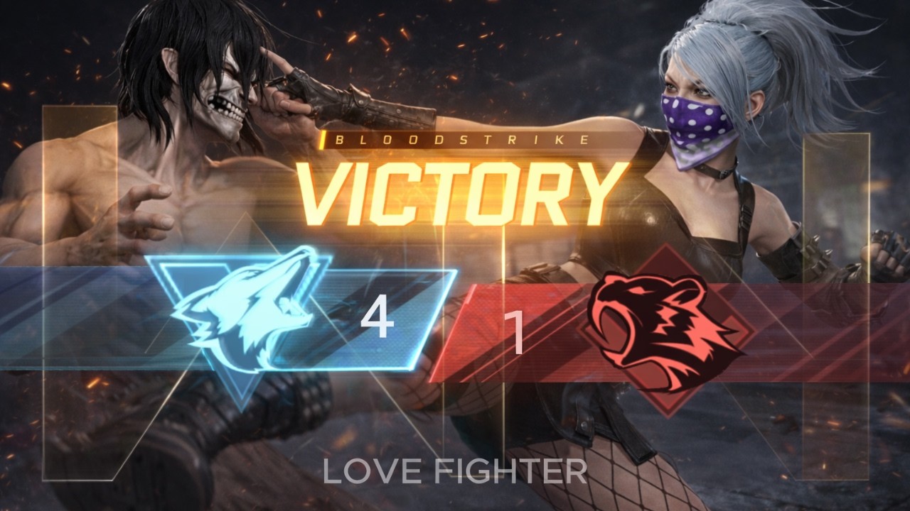 1vs4 Squadfight Challenge Gameplay in Blood Strike with attack on titan