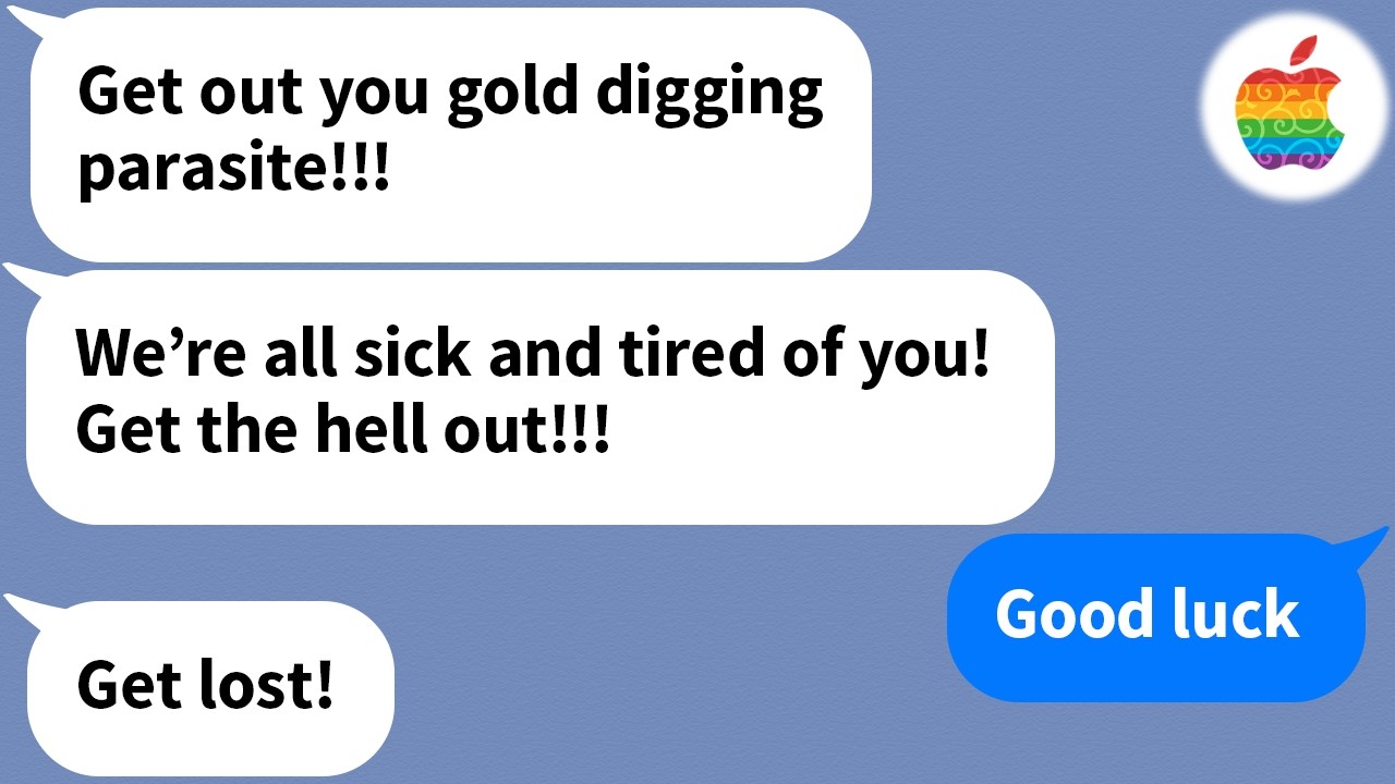 【Apple】 I supported my in-laws financially, but they kicked me out and called ME the parasite