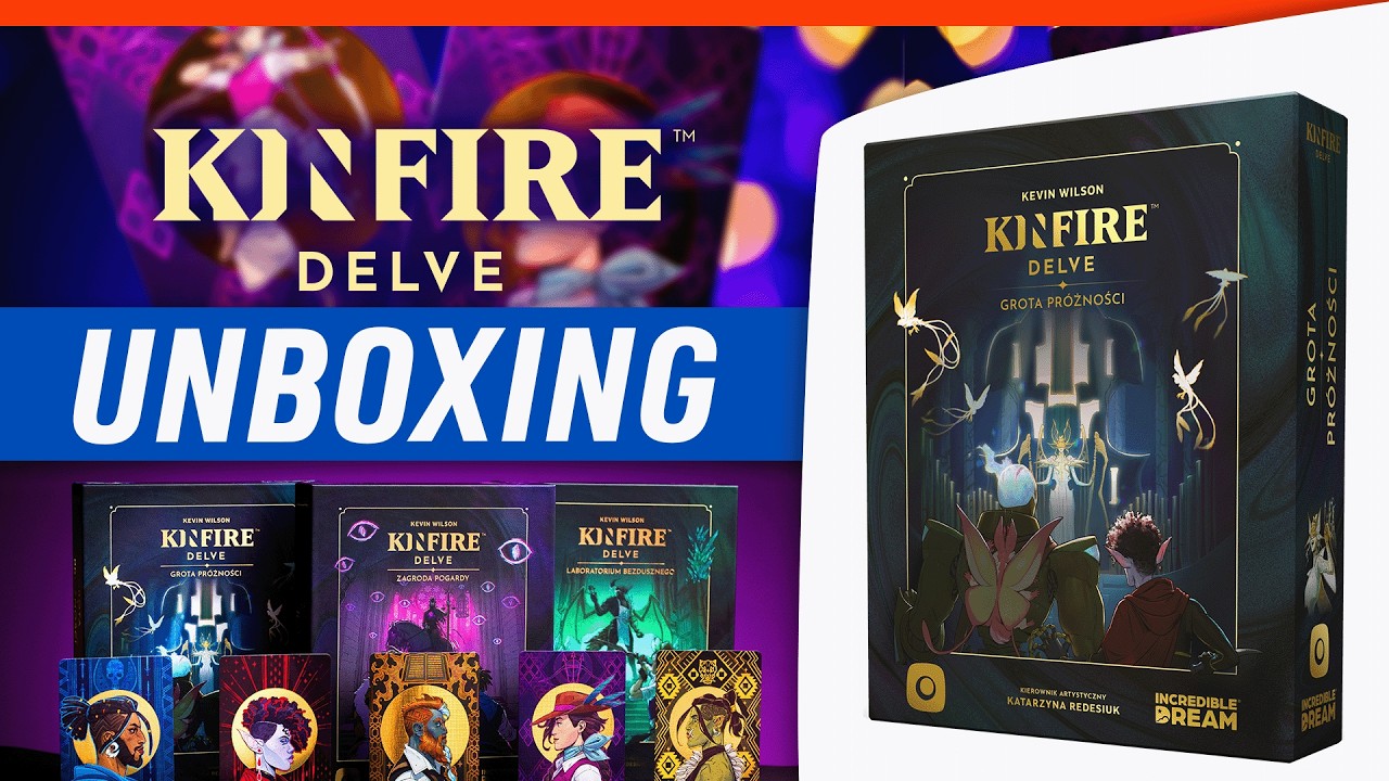 Kinfire Delve | Otwieramy pudełko! | Portal Games