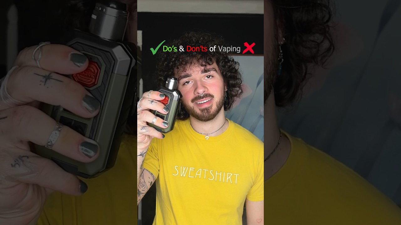 ✅ Do&rsquo;s & Don&rsquo;ts of Vaping ❌