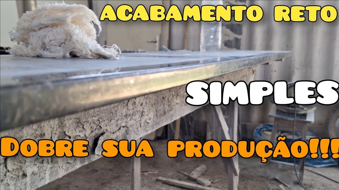 COMO FAZER ACABAMENTO RETO SIMPLES!!!