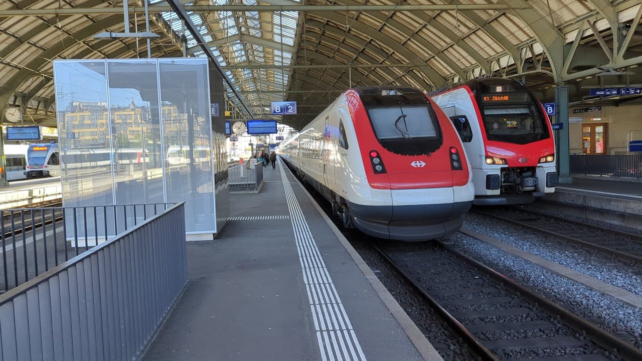 Der Grösste Bahnhof der Gesamten Ostschweiz in der Stadt St. Gallen
