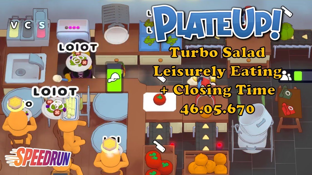 PlateUp! Tiny Turbo Salad Leisure Eating + Closing Time 46.05.670