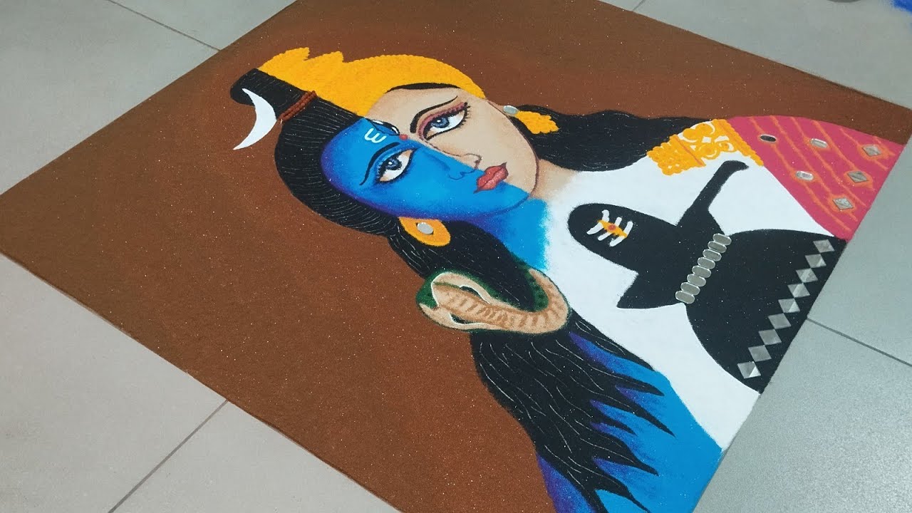 Mahadev Rangoli