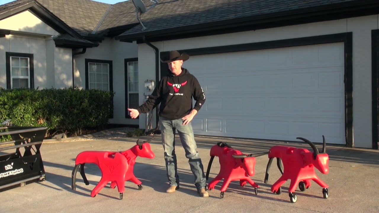 7K Roping - Lil' Something Roller Roping Dummy 3 in 1 Steer, Goat, Calf & Chute