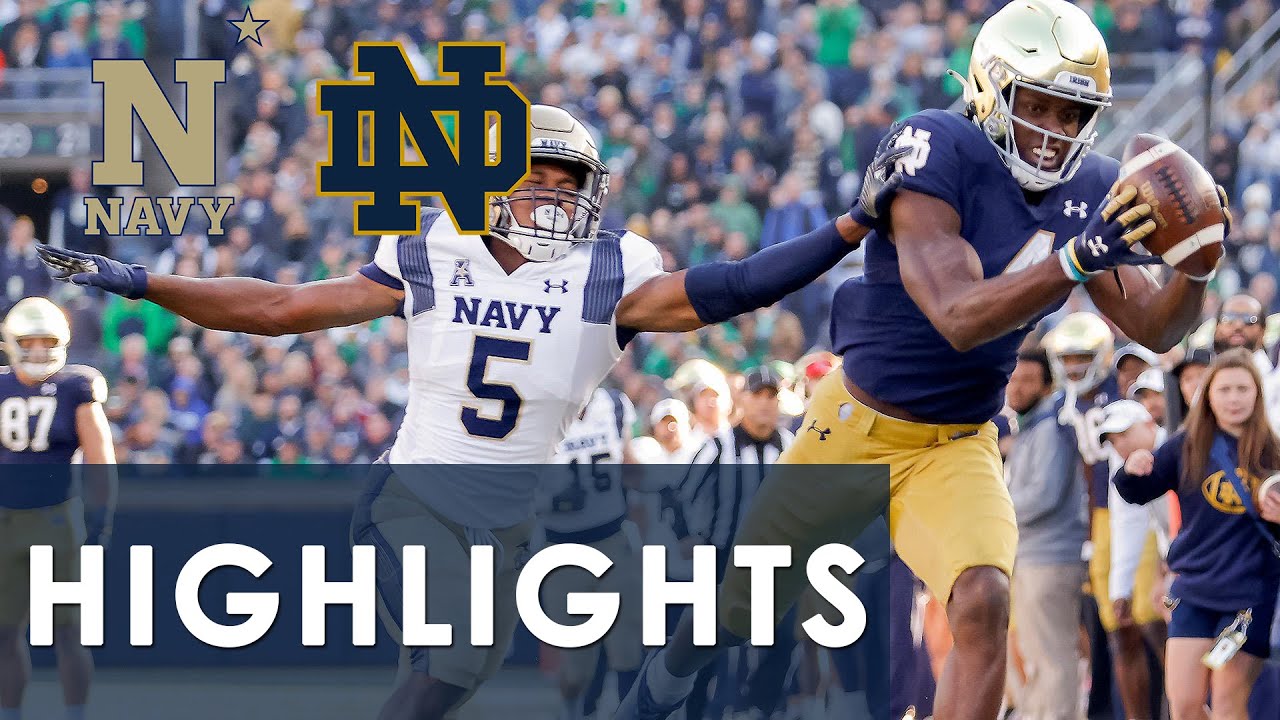 Navy vs. Notre Dame | EXTENDED HIGHLIGHTS | 11/6/2021 | NBC Sports