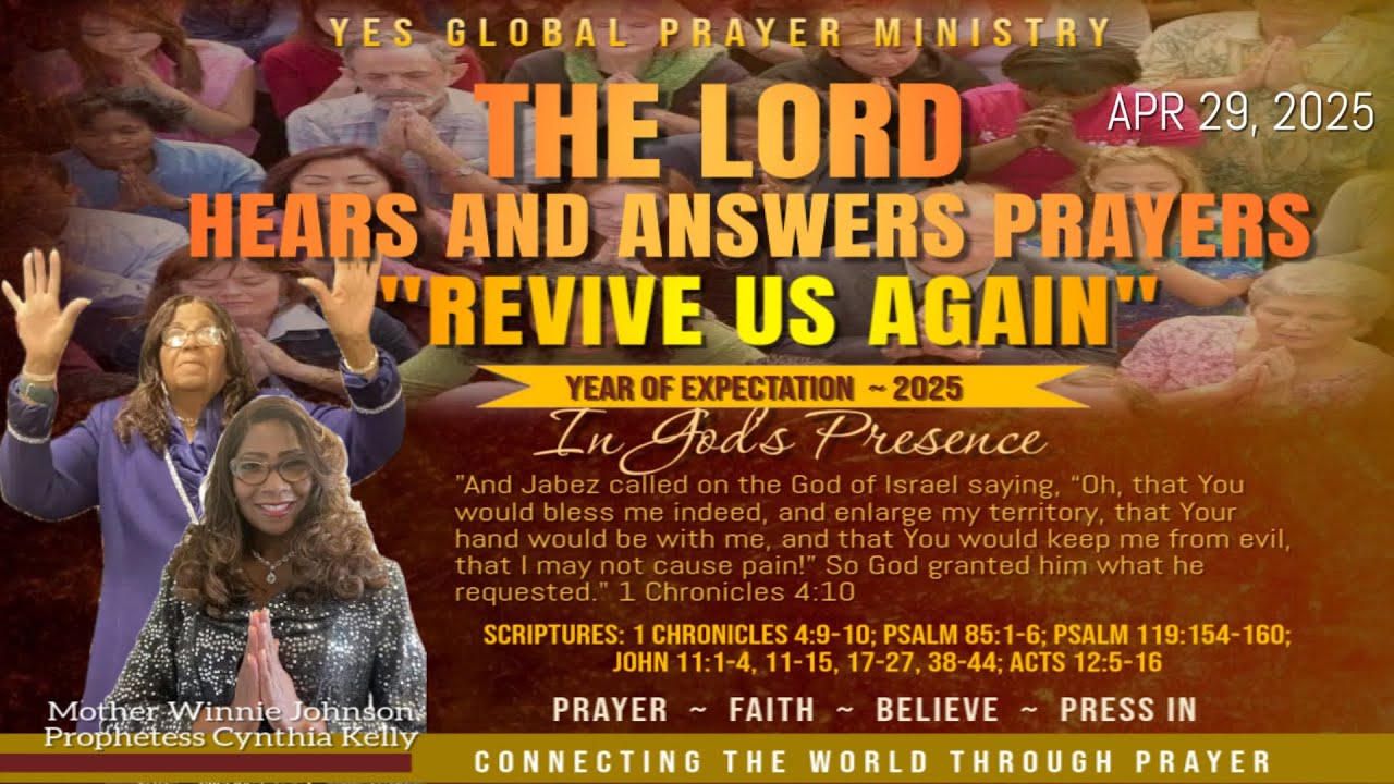 Yes Global Prayer Recording - Keeping the Essential Priorities Daily